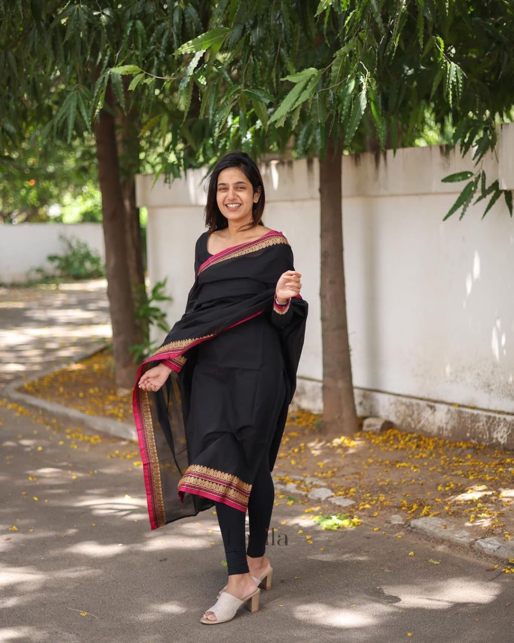 MT Pure Chanderi Silk Kurti With Bottom Dupatta Exporters In India